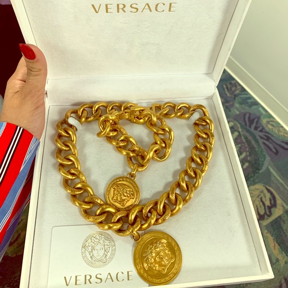 Versace Jewelry - 🔔 SOLD eBay 🔔 Auth VERSACE large Medusa necklace